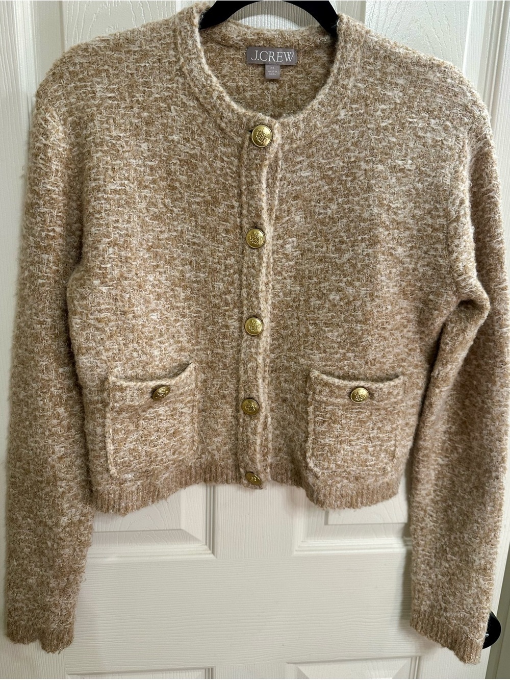 J. Crew Sweater Lady Jacket in the Aged Parchment Colorway Size XS - Picture 3 of 6